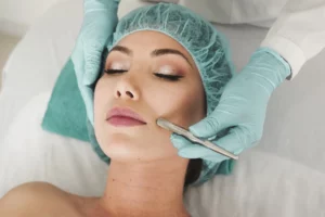 dermaplaning facial treatment